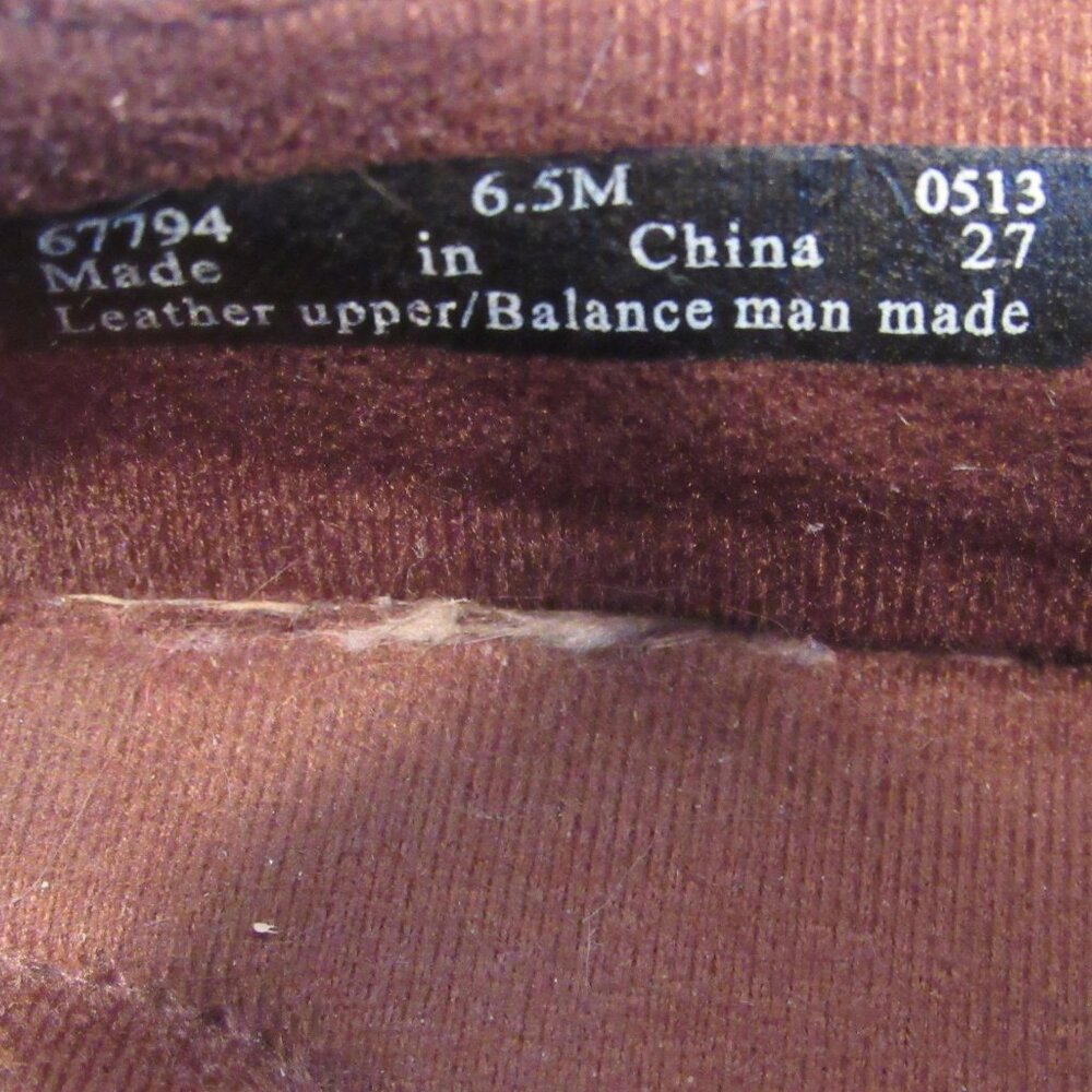 Clarks Bendables Slip On Mary Jane Double Buckle Leather Brown Shoes Size 6.5M - Picture 8 of 10